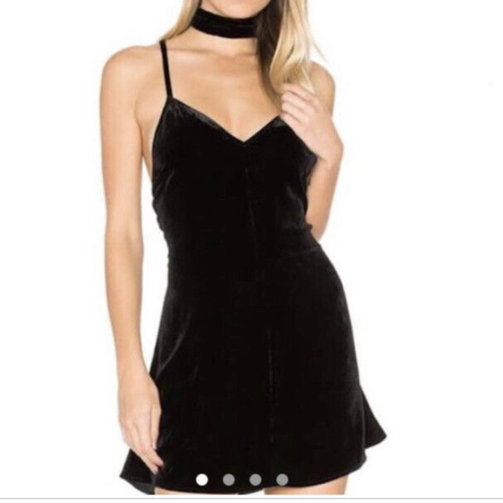 For Love and Lemons Velvet Dress Medium
